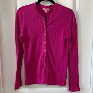 Lilly Pulitzer Fuchsia Cardigan